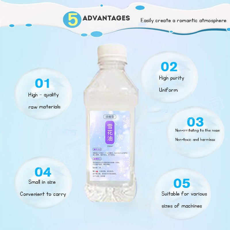 Special Snow Oil For Large-scale Stage Snow Machines Artificial Snow-making Stock Solution Snow Spray Machine Snow Oil