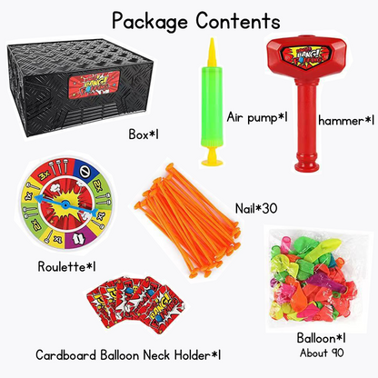Kids Surprise Prank Toy and Party Game Collection, Balloon Popping Hammer Challenge, Pop-Up Pirate Barrel, Dinosaur Surprise House and Multiplayer Interactive Toys