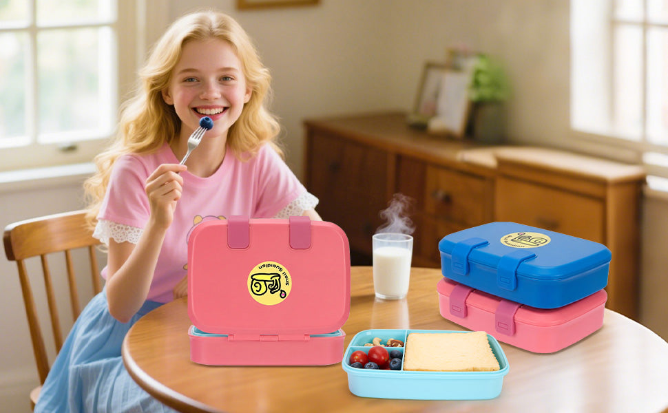 Kids Detachable Lunch  Box Lightweight Bento Box Picnic Box