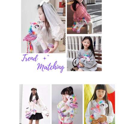 Cozy World Sequin Sling / Cross Body Unicorn Bag Children's Bag Girl's Crossbody Bag Doll Bag