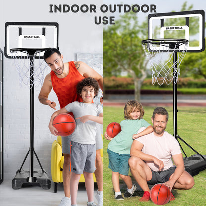 Kids Basketball Stand Basketball Hoop Indoor Outdoor 130-270cm Adjustable Basketball Toy