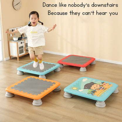 Kid's Jumping Trampoline Vestibular Sensory Training Equipment Kindergarten Trampoline Kids Indoor Household Exercise Toys