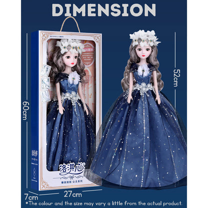 Super-sized Doll Exquisite Gift Box Set, Princess Collection, Large Size, Children's Toy for Girls.