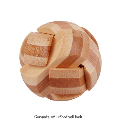 Stress Relief Toys 3D Brain Teaser LuBan Lock Puzzle Toy Building Blocks Learning Toys Unlocking Game Toy  For Kids Adults Gifts