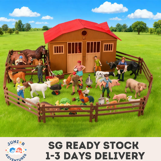 Simulation Poultry Farm Animal Model Pretend Play Farmer Figures Toys Farm Animal Toys For Kids