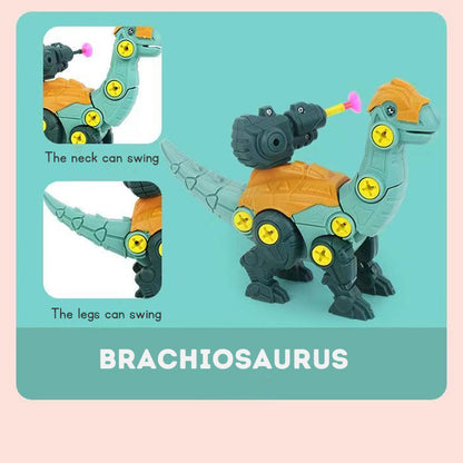 Kid's dinosaur assembly toy DIY hand screwing Puzzle Disassembly Toy Dinosaur model simulation toys