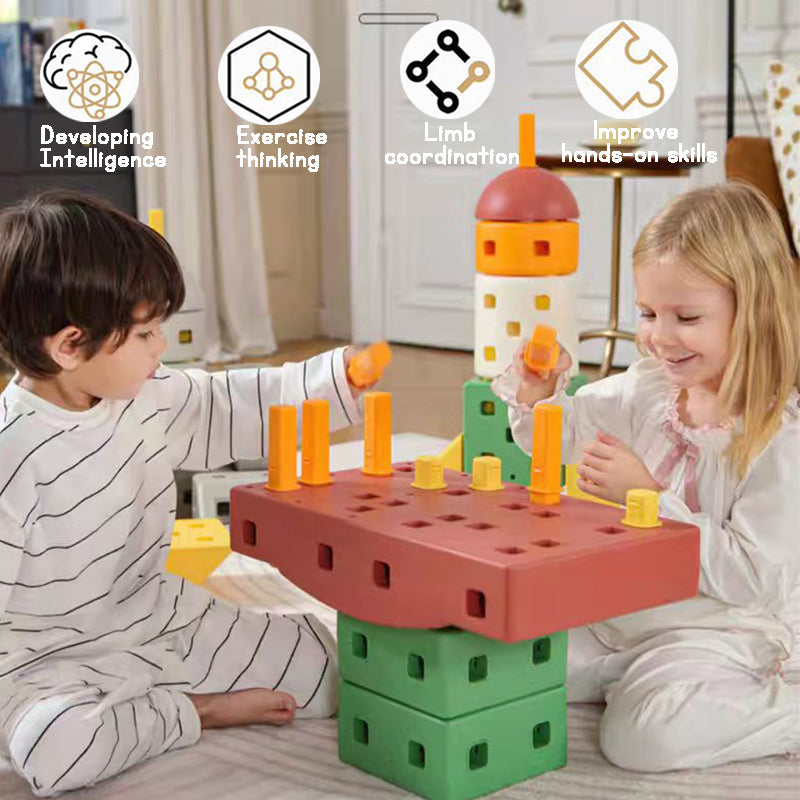 Educational building blocks Building block assembly car Birthday gift for boys and girls aged 1-6