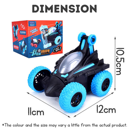 360 Degree Automatic Rotating Racing Stunt Car with Dynamic Sound Effects, Cool Lights, and a Boy's Toy