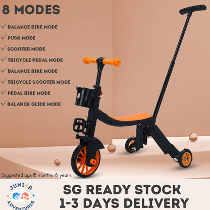 Multi-functional Kids Scooter Tricycle Balancing Bike Nadle Children's Bicycle Toddlers' Car  Kids Bicycle Balance Bike Scooter