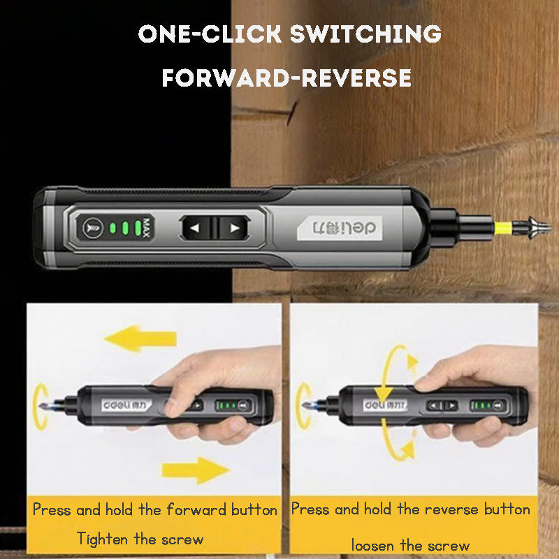 Mini Electric Screwdriver Tool USB Power Tool Cordless Drill Tool Bit Manual Repair Tool
