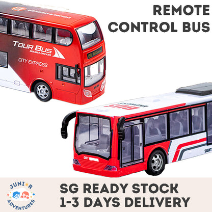 Remote Control Double Decker BUS RC Toy cool lights safe durable a delightful gift for kids boys