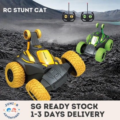 Rechargeable RC Car Stunt Toy for Kids 360° Rotation Flip and Roll Remote Control Car