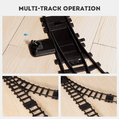 Children's Remote Control Steam Train Super Long Jointed Track Electric Toy Train Set - Creative Building Kit