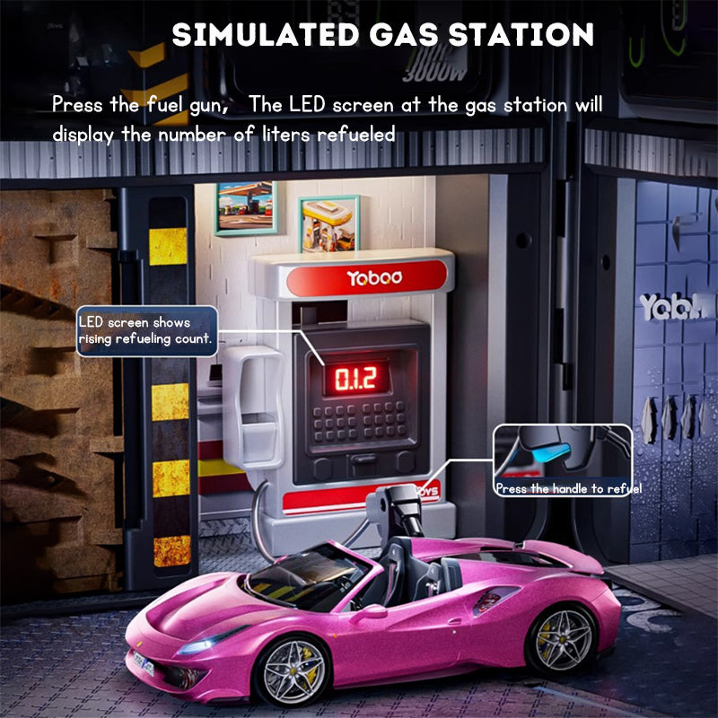 Kids Car Toy Parking Lot Toy Car Model Car Repair Toys