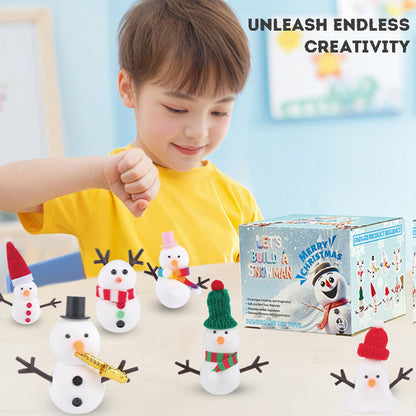 Christmas Snowman Diy Toy Snowman Kit Snowman Crafts for Kids Snowman Diy Kit Clay Toy Set