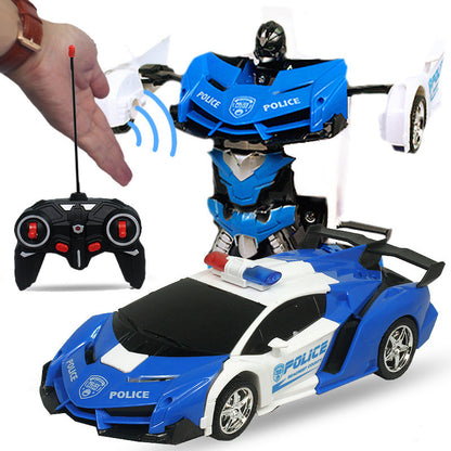 Cool Transformers remote control car with proximity sensor opening and closing is a great gift for children.