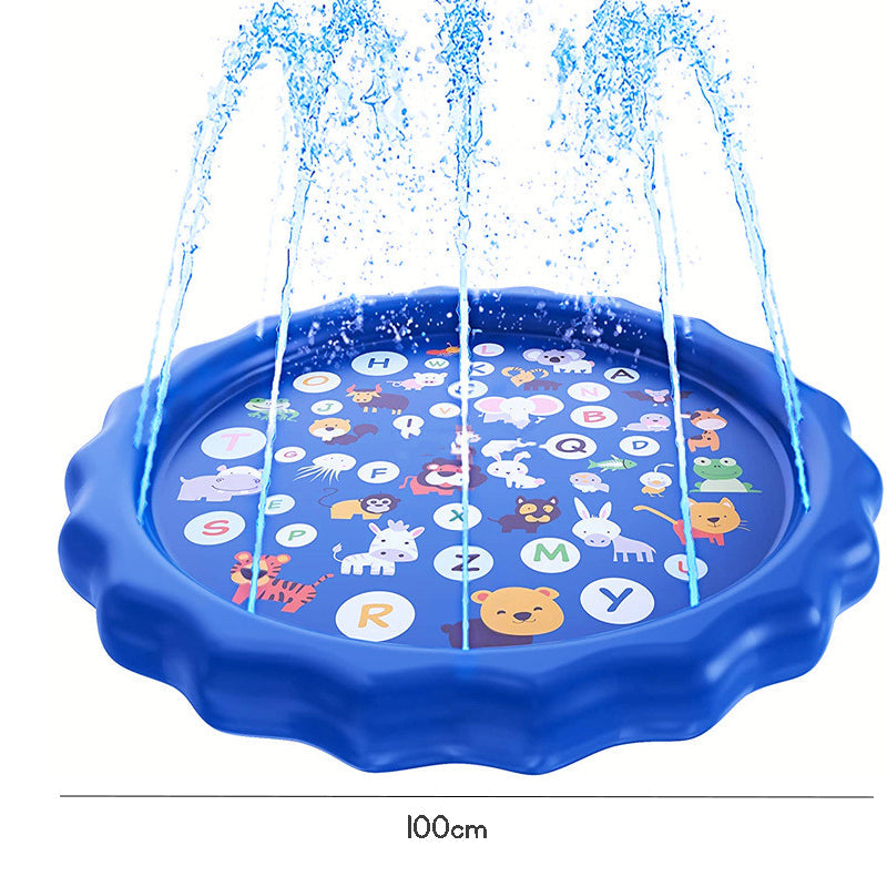 Kid's outdoor splash pad sprinkler pad spray mat summer grass water toy