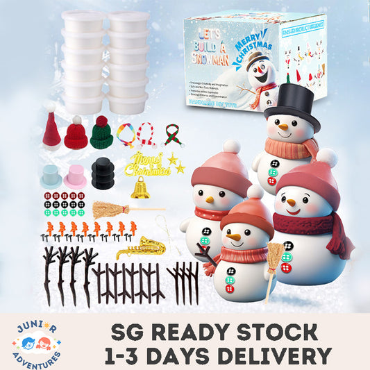 Christmas Snowman Diy Toy Snowman Kit Snowman Crafts for Kids Snowman Diy Kit Clay Toy Set