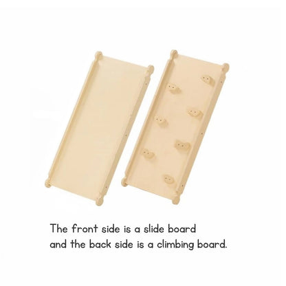 3-in-1 Wooden Climbing Frame for Kids – Indoor & Outdoor Playgym Set with Slide, Ladder & Arch