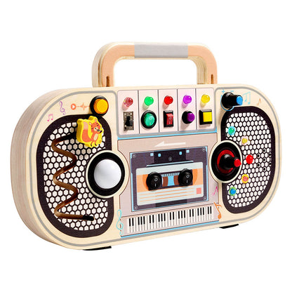 Baby Early Education Wooden Toys Baby Busy House DIY Children's Multi functional Toy