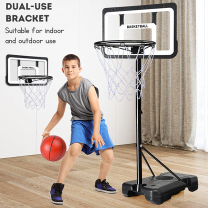 Kids Basketball Stand Basketball Hoop Indoor Outdoor 130-270cm Adjustable Basketball Toy