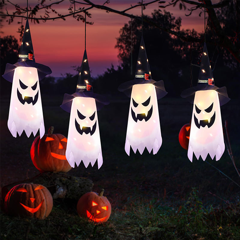 Halloween Decoration Wizard Hat String Light LED Light Scary Atmosphere Indoor Outdoor Home Party Decoration