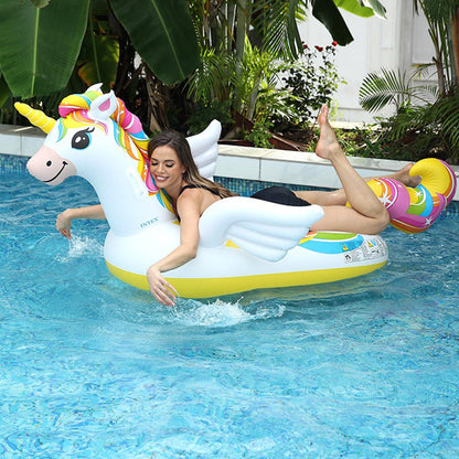 Kid's Water Riding Toy Riding and Playing Inflatable Animal Handles PVC Eco-friendly Material Birthday Gift Boys Girls