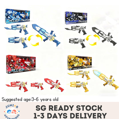 Transformation Sword Toys Sword-gun Toy MiniForce X Toy for Kids