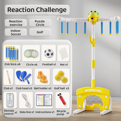 Kids multifunctional grabbing stick machine falling stick game toy