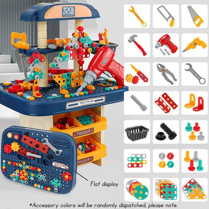 Kid's electric screw workbench pretending to work realistic screw toy suitable as gift for boys and girls