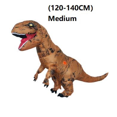 Dinosaur T-rex Halloween Inflatable Costume Giant T-rex Halloween Cosplay Blow Up Suit Fancy Dress