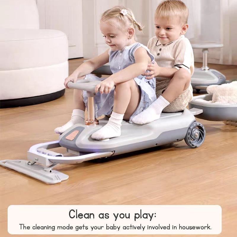 Children's Electric Twist Car Anti-Rollover Baby Kart Multi-function Mopping Car Kids Electric ride on