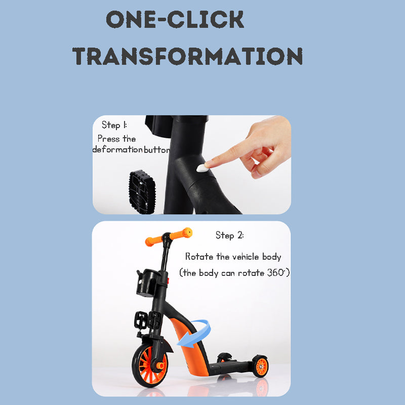 Multi-functional Kids Scooter Tricycle Balancing Bike Nadle Children's Bicycle Toddlers' Car  Kids Bicycle Balance Bike Scooter