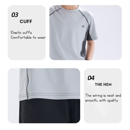 Children's Clothing Sports Suit Summer Short Sleeve Shorts Tracksuit Quick-Drying Sportswear