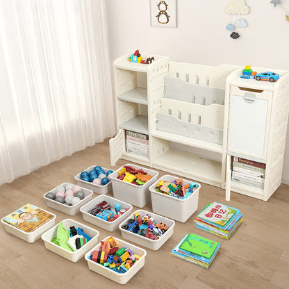 Toy Storage Toy Organizer Toy Storage Box Kids Book Shelf Children Book Shelf Kids Book Rack with White Board