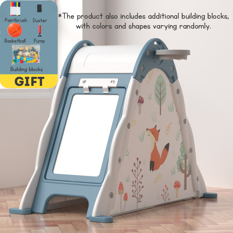 Kids Tent Multifunctional Kids Tent Playhouse Climbing Toys for Kids Drawing Climbing Building Blocks Toy Foldable