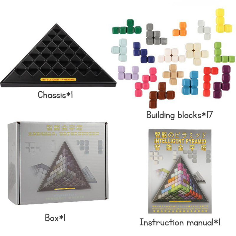 Educational Toys Montessori Toys Assembly Toy Kids Educational Pyramid Pyramid Building Blocks Toys Gifts 432 Challenges