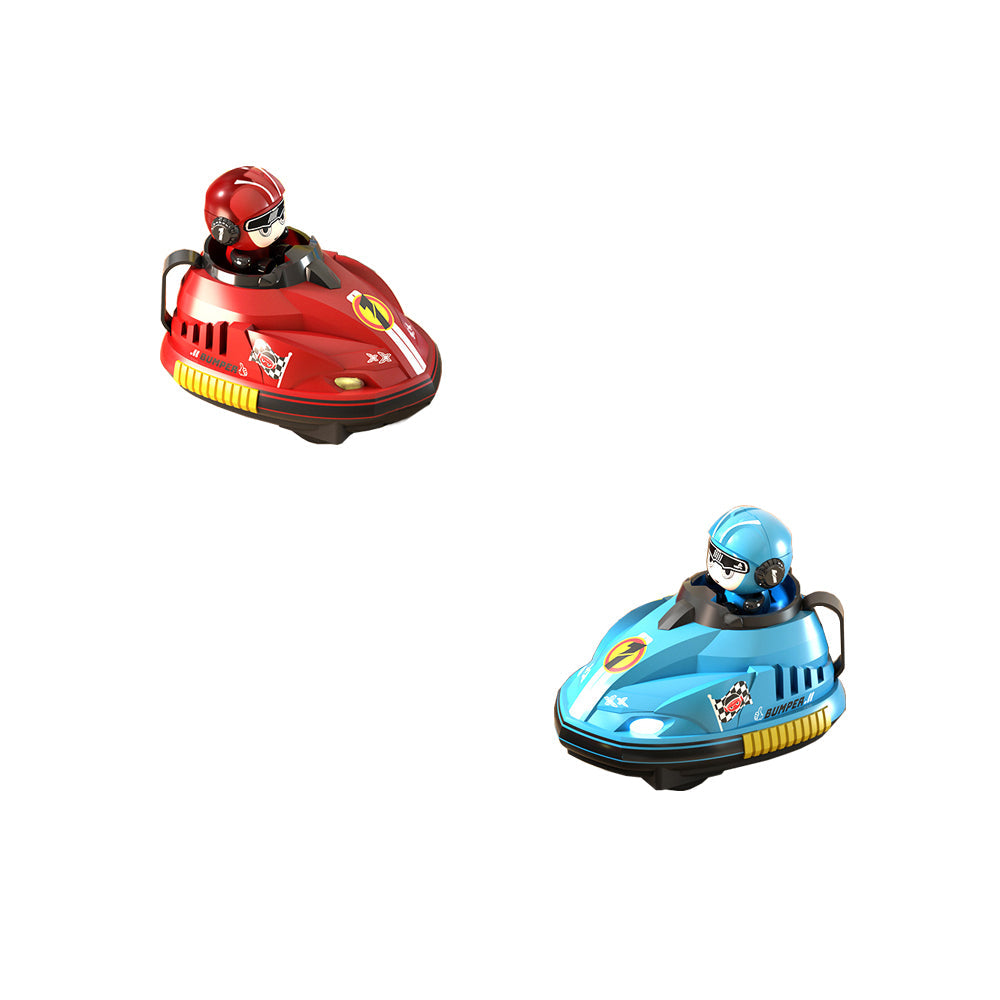 Kid's Electric Remote Control Bumper kart Car Toy for Two Players with Built-in Music Perfect Birthday Gift for Boys