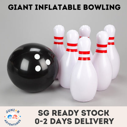 Giant Inflatable Bowling Set for Kids Adults, Outdoor Sports Toy, Family Lawn Yard Game, Parent Child Interactive Bowling Game Party Game