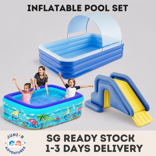 Kids Inflatable Swimming Pool – Thickened Baby Pool for Home | Play Pool & Ocean Ball Pool for Toddlers