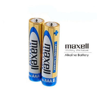 2pcs Maxell AAA Battery Batteries Alkaline (Not Energizer)