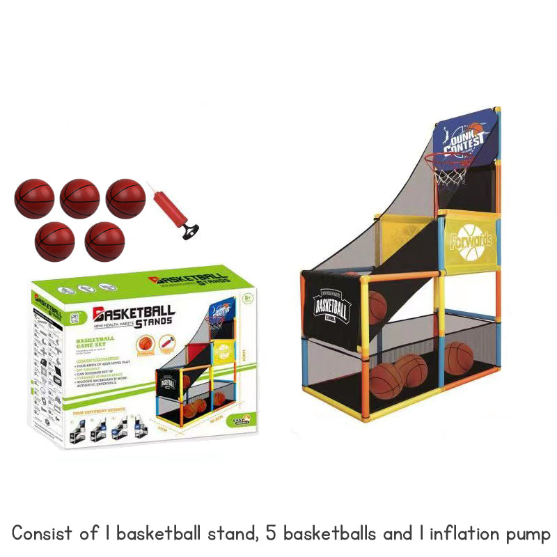 Kids Basketball Stand Basketball Hoop Indoor Outdoor Basketball Toy