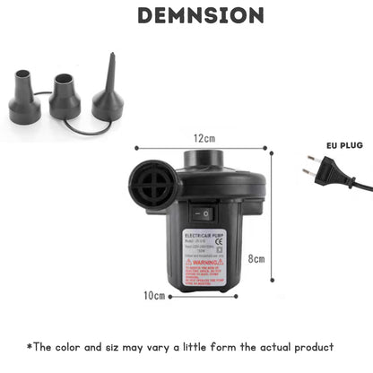 Dual-purpose inflatable pump suction inflation functions equipped lighting feature rechargeable portable 5 nozzles