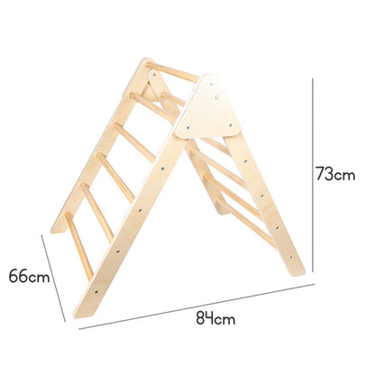 3-in-1 Climbing Frame Combination Children Outdoor and Indoor Sports Toys Wooden Frame Playgym Climbing and Slide for Kids