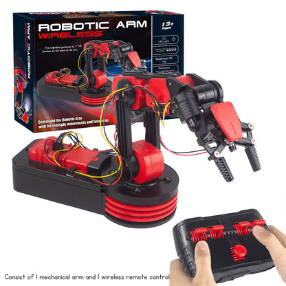 STEM Robot Arm Kit for Kids – DIY Educational Robotics Toy with Remote Control