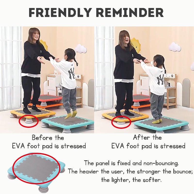 Kid's Jumping Trampoline Vestibular Sensory Training Equipment Kindergarten Trampoline Kids Indoor Household Exercise Toys