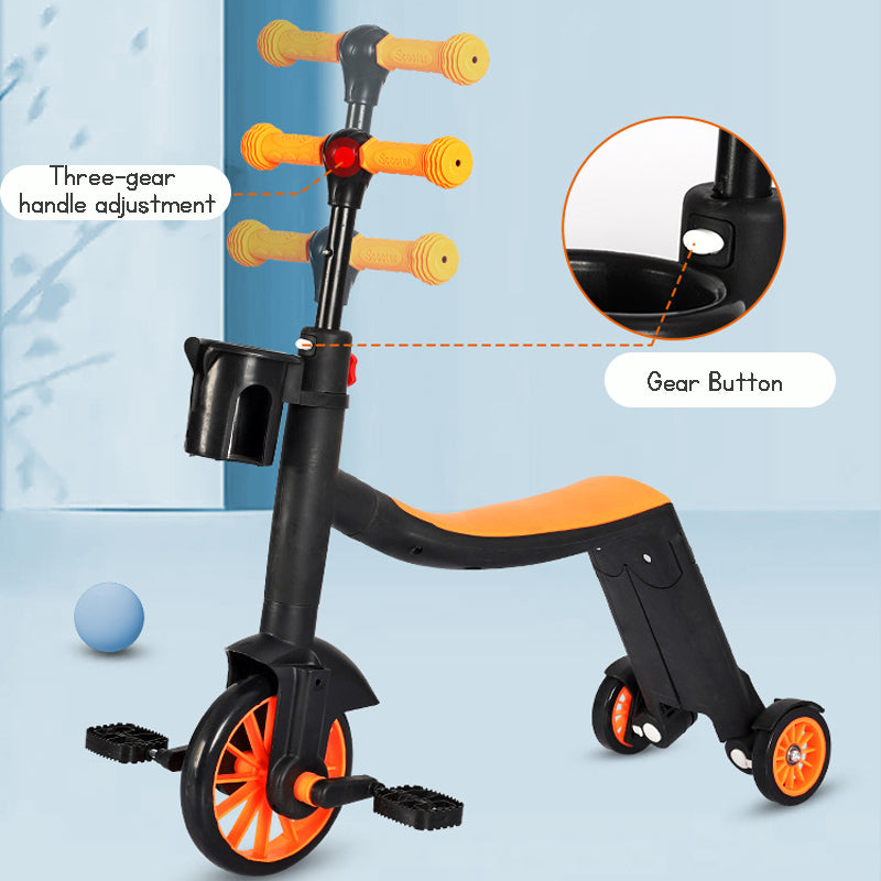 Multi-functional Kids Scooter Tricycle Balancing Bike Nadle Children's Bicycle Toddlers' Car  Kids Bicycle Balance Bike Scooter