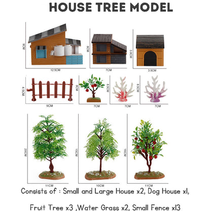 Simulation Poultry Farm Animal Model Pretend Play Farmer Figures Toys Farm Animal Toys For Kids