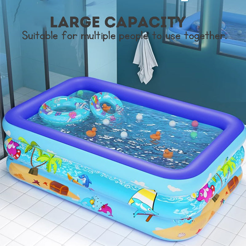 Kid's Inflatable swimming pool Thickened home swimming pool  baby swimming pool play pool Ocean ball pool