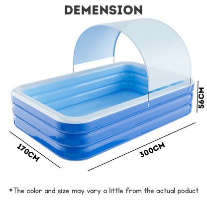 Kids Inflatable Swimming Pool – Thickened Baby Pool for Home | Play Pool & Ocean Ball Pool for Toddlers